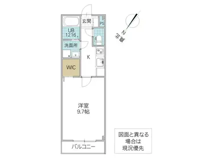 THE KASHIWANOHA II(1K/2階)の間取り写真