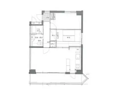 さくらヴィレッジ ペット棟(2LDK/2階)の間取り写真