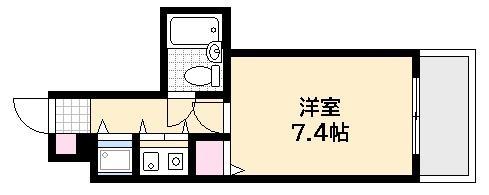 朝日プラザ横川駅前(1K/7階)の間取り写真
