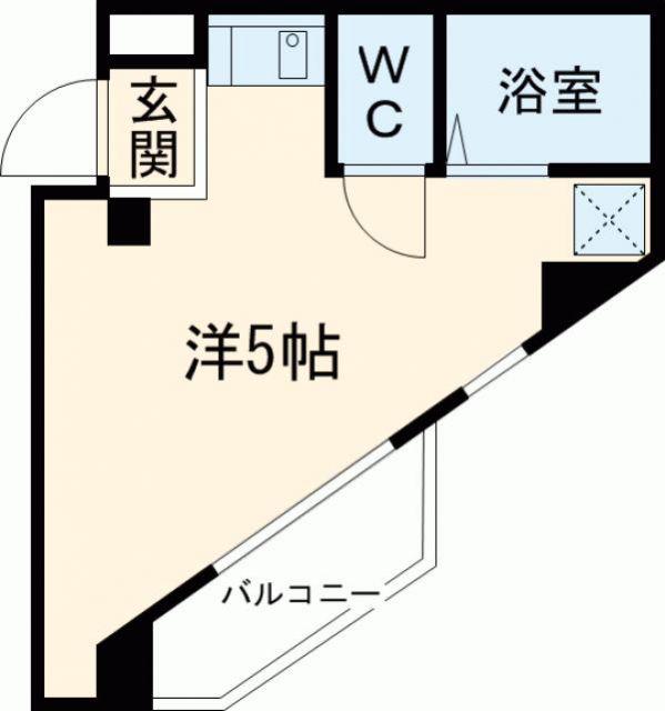 SENSE SNT(ワンルーム/3階)の間取り写真