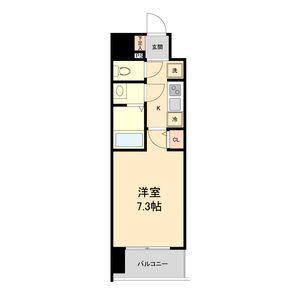 HF仙台本町レジデンス(1K/9階)の間取り写真