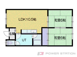 さくらテラス(2LDK/1階)の間取り写真