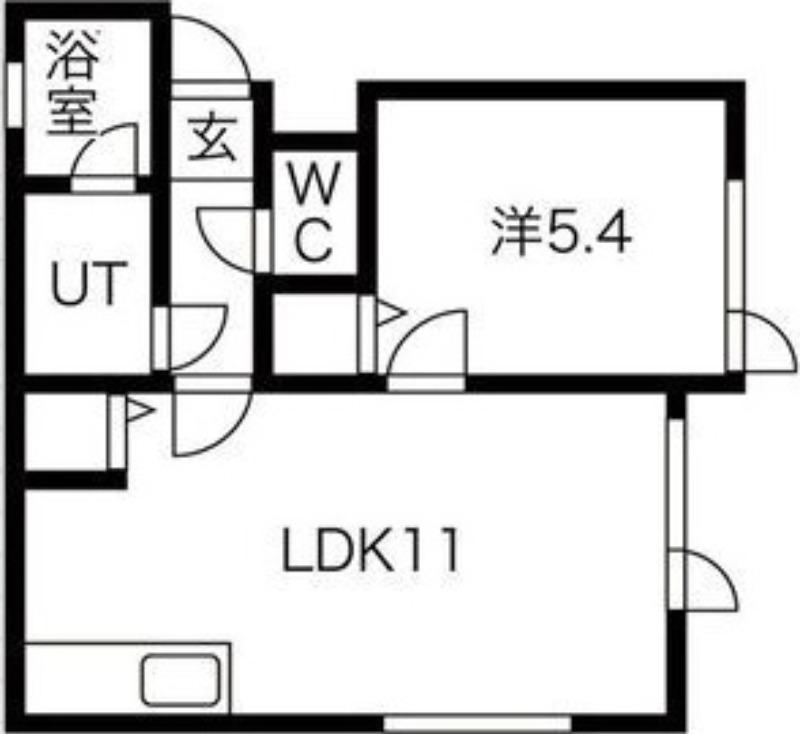 パラレル本郷(1LDK/3階)の間取り写真