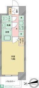 S-RESIDENCE志賀本通(1K/8階)の間取り写真