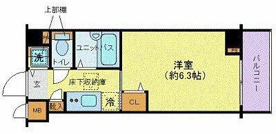 フェニックス目黒弐番館(1K/1階)の間取り写真