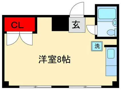 ファースト太子橋(ワンルーム/5階)の間取り写真