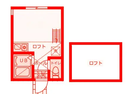セレシア横浜反町(ワンルーム/1階)の間取り写真