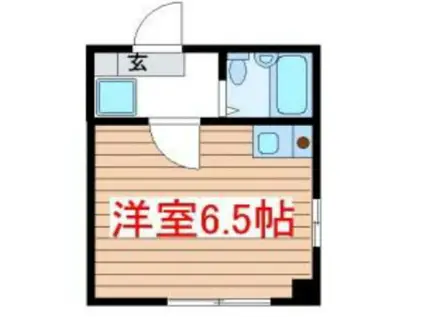 シャンテ新御徒町(ワンルーム/1階)の間取り写真