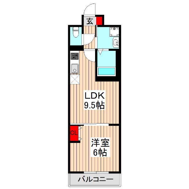 小茂根3丁目マンション工事(1LDK/1階)の間取り写真