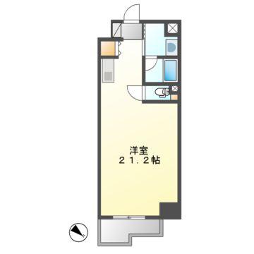TS RESIDENCE NAGOYA(ワンルーム/2階)の間取り写真