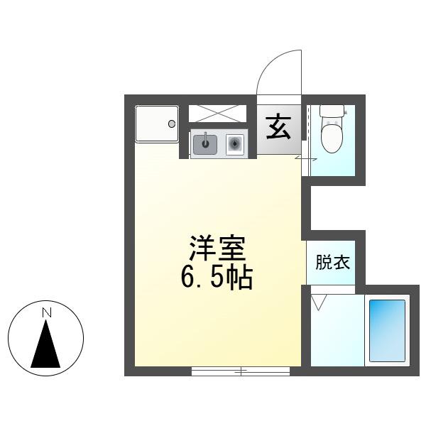 モンパオ21(ワンルーム/2階)の間取り写真