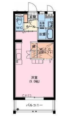 ファベル FABER(ワンルーム/1階)の間取り写真