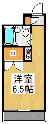 エトワール国領(ワンルーム/2階)の間取り写真