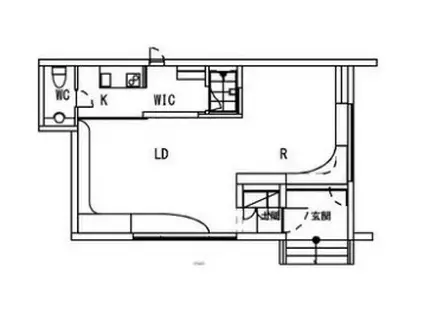 MEGURO POINT メグロポイント(ワンルーム/1階)の間取り写真