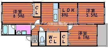 SMART LIFE(3LDK/2階)の間取り写真