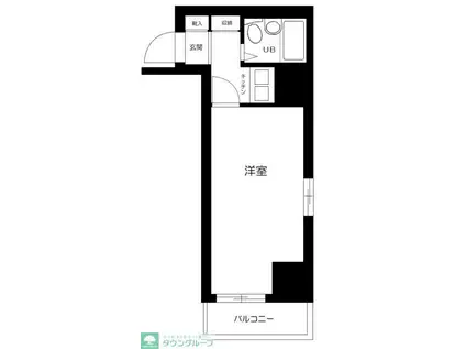 伊勢佐木町ダイカンプラザシティ(1K/9階)の間取り写真