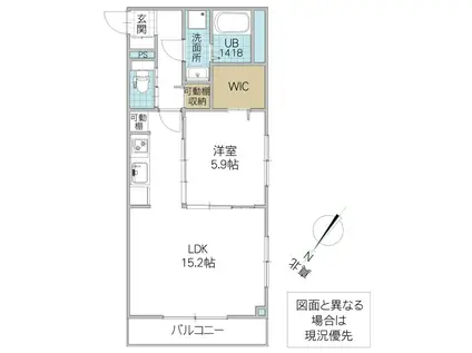 THE KASHIWANOHA II(1LDK/2階)の間取り写真