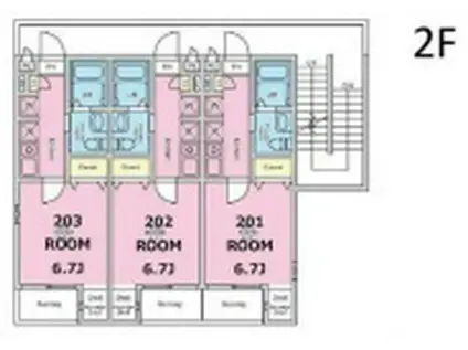 SPINEL KITAKASHIWA(1K/1階)の間取り写真