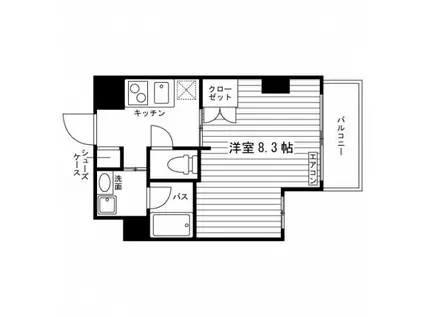ARTIS仙台木町通(1K/11階)の間取り写真
