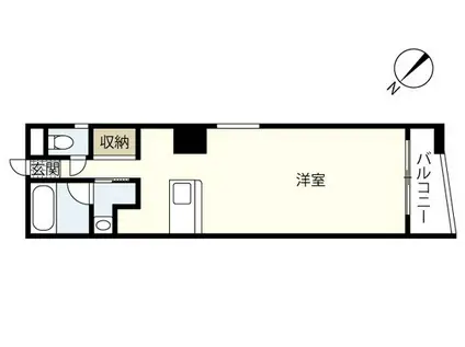 エスペランスモネ(ワンルーム/4階)の間取り写真