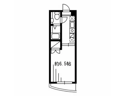 FSC新宿マンション(1K/3階)の間取り写真