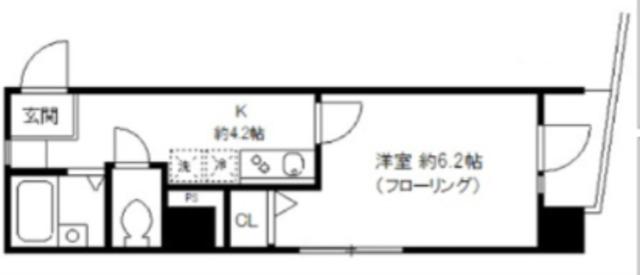 ヴィーアセッテ(1K/2階)の間取り写真