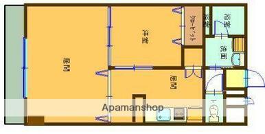 エクセラントメゾンII(1LDK/10階)の間取り写真