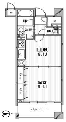 アーデン神保町(1LDK/3階)の間取り写真