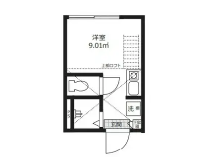 スマイエ高円寺 103(ワンルーム/1階)の間取り写真