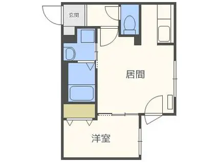LIFE SUCCESS5・13 ライフサクセス5・13(1LDK/1階)の間取り写真