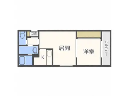 シャイニングライブIII SHININGLIVE(1LDK/2階)の間取り写真