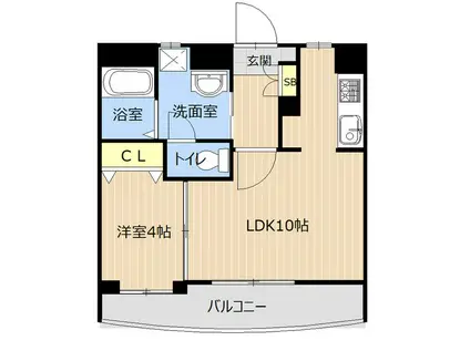 LGA31(1LDK/1階)の間取り写真