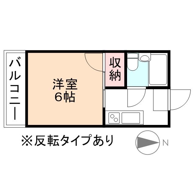センチュリー黒瀬(1K/1階)の間取り写真