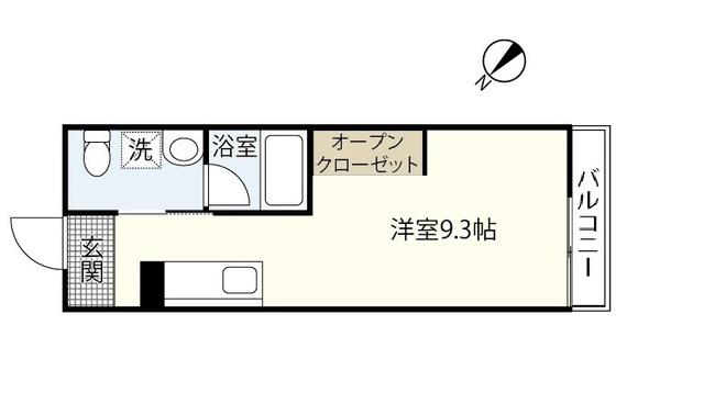 プリマヴェーラ大野中央(ワンルーム/2階)の間取り写真