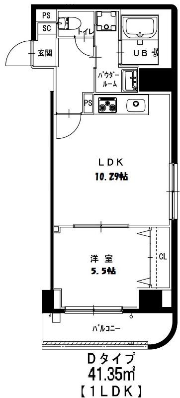 GRACE HILL GRACE HILL(1LDK/4階)の間取り写真