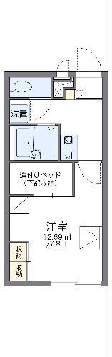 レオパレスJOY(1K/2階)の間取り写真