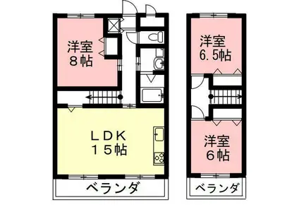 NEXT(3LDK/3階)の間取り写真