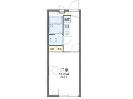 レオパレスMARUYAII(1K/2階)の間取り写真