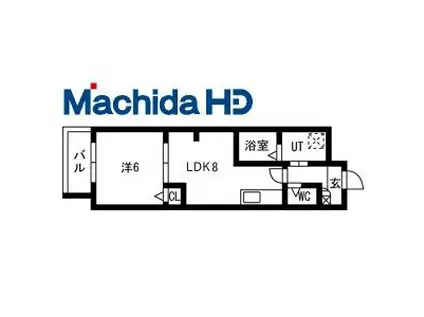 ジーイーセットサウス(1LDK/3階)の間取り写真