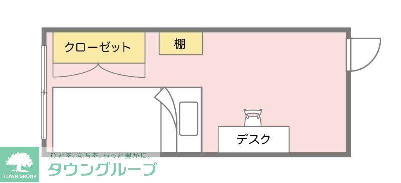 力行会館 日本館(ワンルーム/2階)の間取り写真