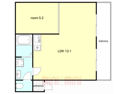 グランハイムユン(1LDK/2階)の間取り写真