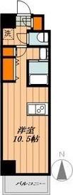 エルミタージュ名駅西(1K/7階)の間取り写真