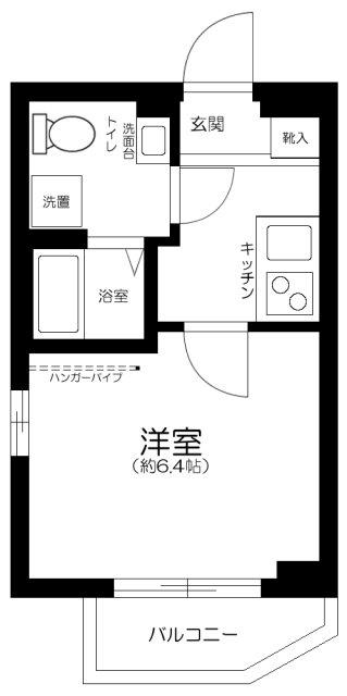 アーバンフロント秋葉原(1K/5階)の間取り写真