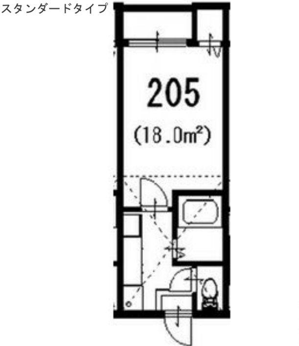 LOFT3千種(1K/2階)の間取り写真