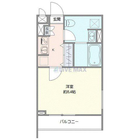 アルテシモ ルスト(1K/1階)の間取り写真