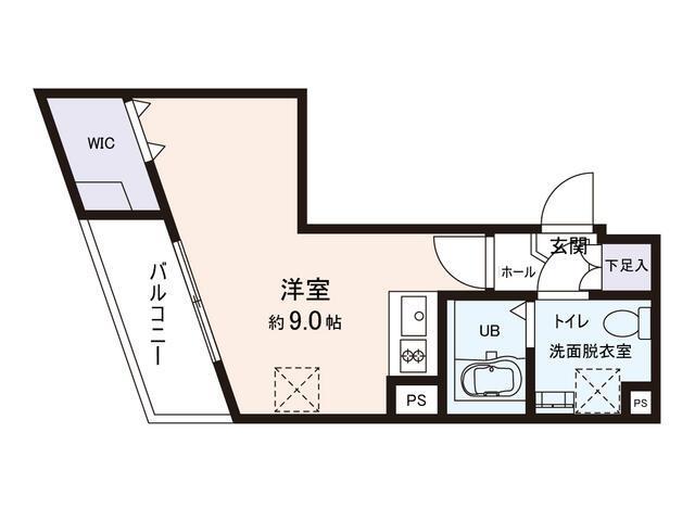アイディ西馬込12(ワンルーム/3階)の間取り写真