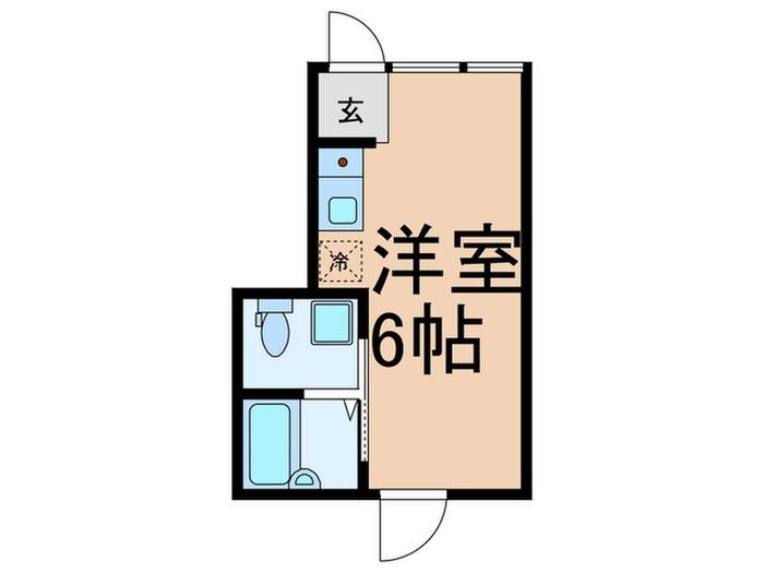 ELAN MEJIRO(ワンルーム/1階)の間取り写真