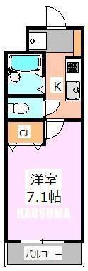 菱和パレス大塚(1K/3階)の間取り写真