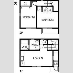 ソフィア(2LDK/1階)の間取り写真