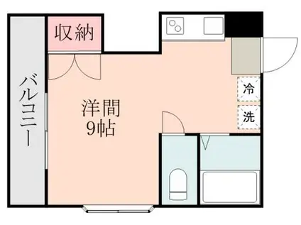 YMO.クレシェ(ワンルーム/2階)の間取り写真